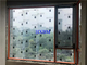 La couleur noire de PVDF feuilleté la coupure thermique de Windows de tissu pour rideaux en aluminium de verre insonorisée